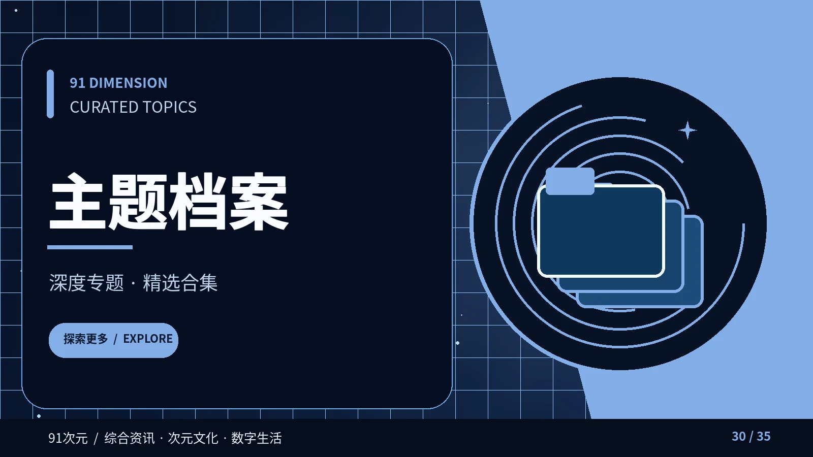 主题档案栏目视觉